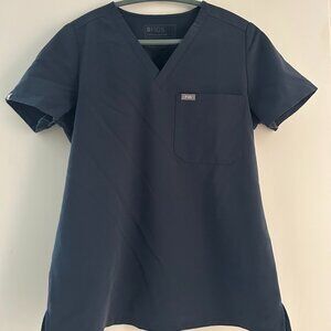 FIGS Dark Harbor Catarina - One-Pocket Scrub Top Size S